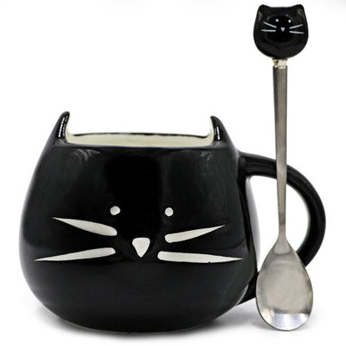 Whisker Mug With Spoon