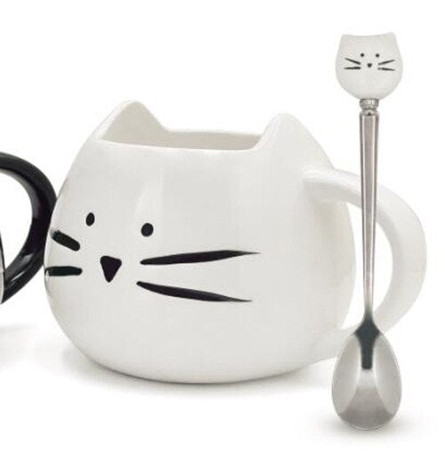 Whisker Mug With Spoon