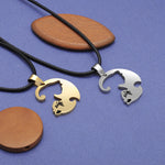 Load image into Gallery viewer, Cat Yin Yang Friendship Necklace
