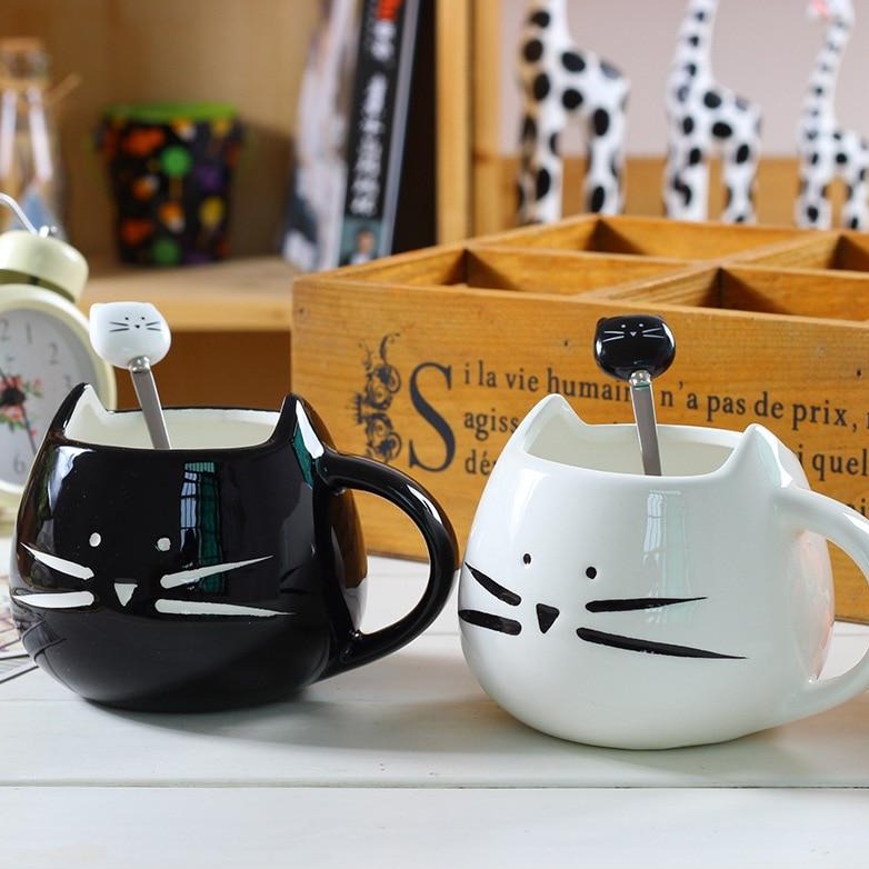 Whisker Mug With Spoon