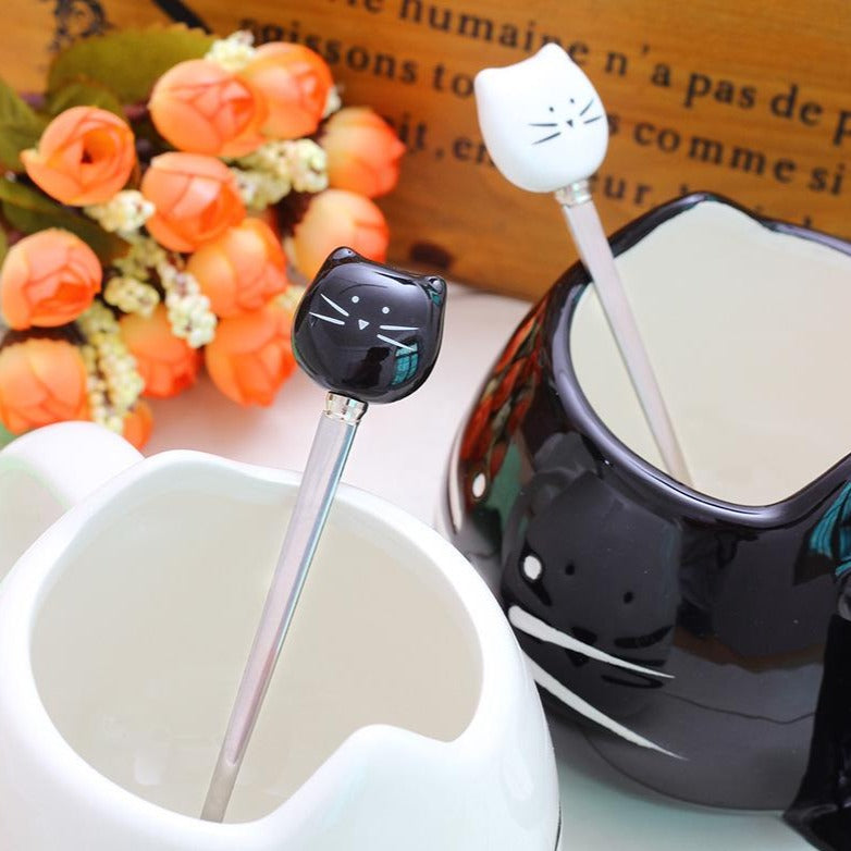 Whisker Mug With Spoon