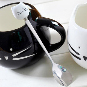 Whisker Mug With Spoon