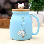 Load image into Gallery viewer, Cat Mug With Lid and Spoon
