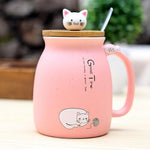 Load image into Gallery viewer, Cat Mug With Lid and Spoon
