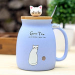 Load image into Gallery viewer, Cat Mug With Lid and Spoon
